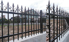 宁波铁艺围墙护栏现场案例